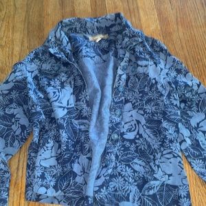 Croft and Barrow Blue button up